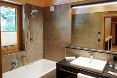 Badezimmer im Chalets Mahdebene